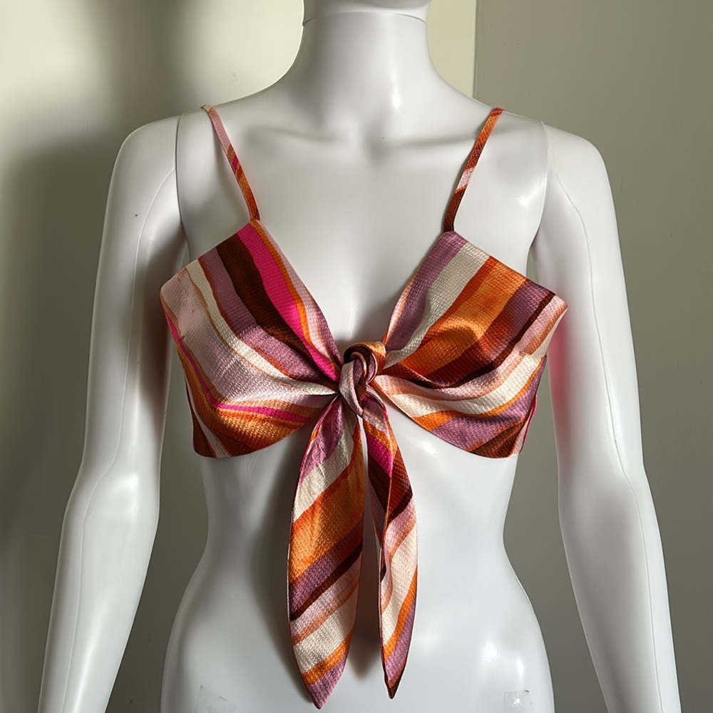 Forever21, Women’s Size L Striped Multicolor Maxi Top and Skirt Set - Picture 7 of 14